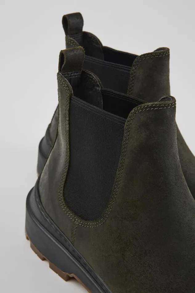 Ankle Boots Men Camper Brutus Trek MICHELIN Greengray Nubuck Ankle Boots
