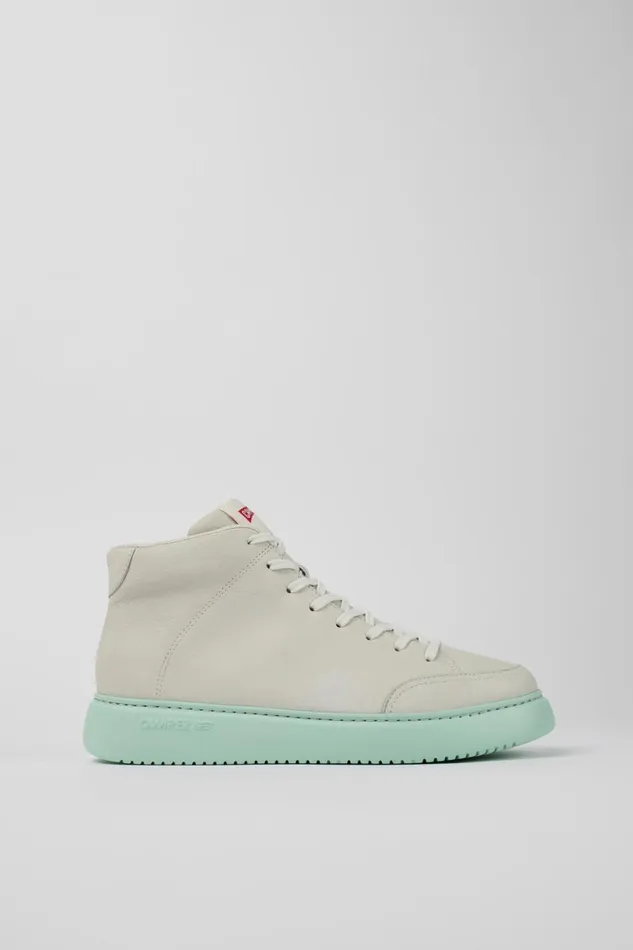 Ankle Boots Men Camper Runner K21 White Leather Sneaker Bootie Ankle Boots Men Camper Runner K21 White Leather Sneaker Bootie
