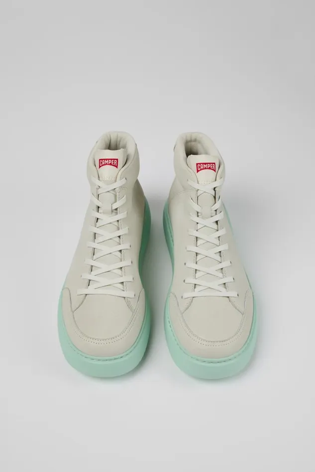 Ankle Boots Men Camper Runner K21 White Leather Sneaker Bootie Ankle Boots Men Camper Runner K21 White Leather Sneaker Bootie