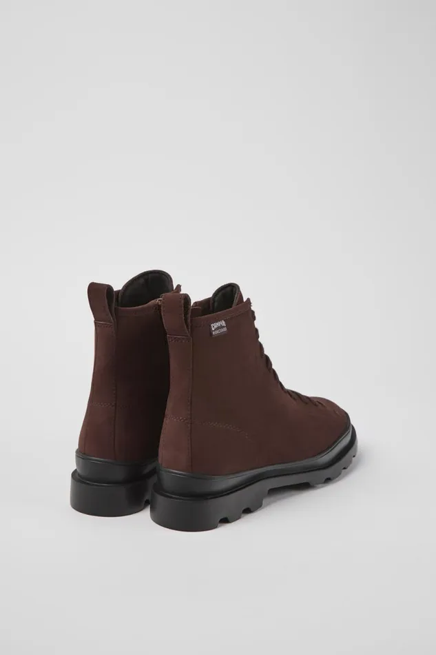Ankle Boots Women Camper Brutus HYDROSHIELD Burgundy Leather Laceup Boots Ankle Boots Women Camper Brutus HYDROSHIELD Burgundy Leather Laceup Boots