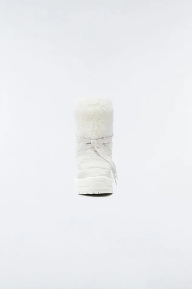 Ankle Boots Women Mackage CONQUER Shearling Ankle Boot For Women Creamcream Ankle Boots Women Mackage CONQUER Shearling Ankle Boot For Women Creamcream