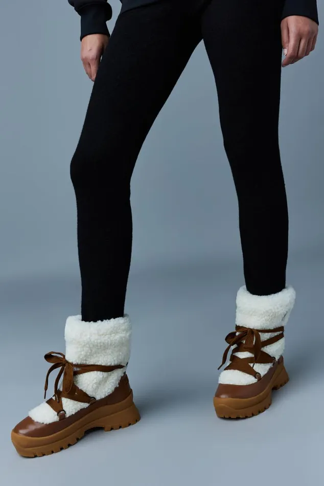 Ankle Boots Women Mackage CONQUER Shearling Ankle Boot For Women Creamcream Ankle Boots Women Mackage CONQUER Shearling Ankle Boot For Women Creamcream