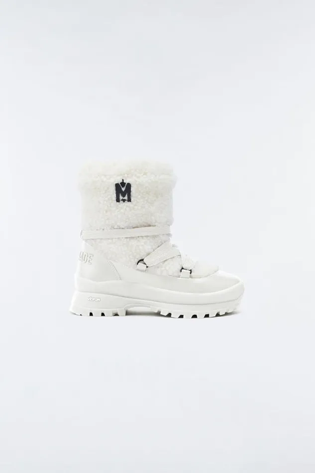 Ankle Boots Women Mackage CONQUER Shearling Ankle Boot For Women Creamcream Ankle Boots Women Mackage CONQUER Shearling Ankle Boot For Women Creamcream