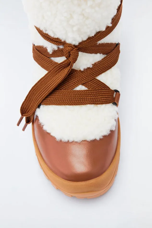 Ankle Boots Women Mackage CONQUER Shearling Ankle Boot For Women Creamcream Ankle Boots Women Mackage CONQUER Shearling Ankle Boot For Women Creamcream