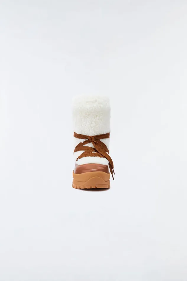 Ankle Boots Women Mackage CONQUER Shearling Ankle Boot For Women Creamcream Ankle Boots Women Mackage CONQUER Shearling Ankle Boot For Women Creamcream