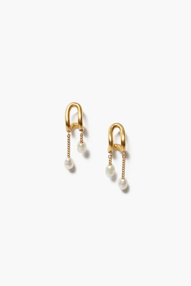 Arc Pearl Drop Earrings Mini Women Chan Luu Earrings