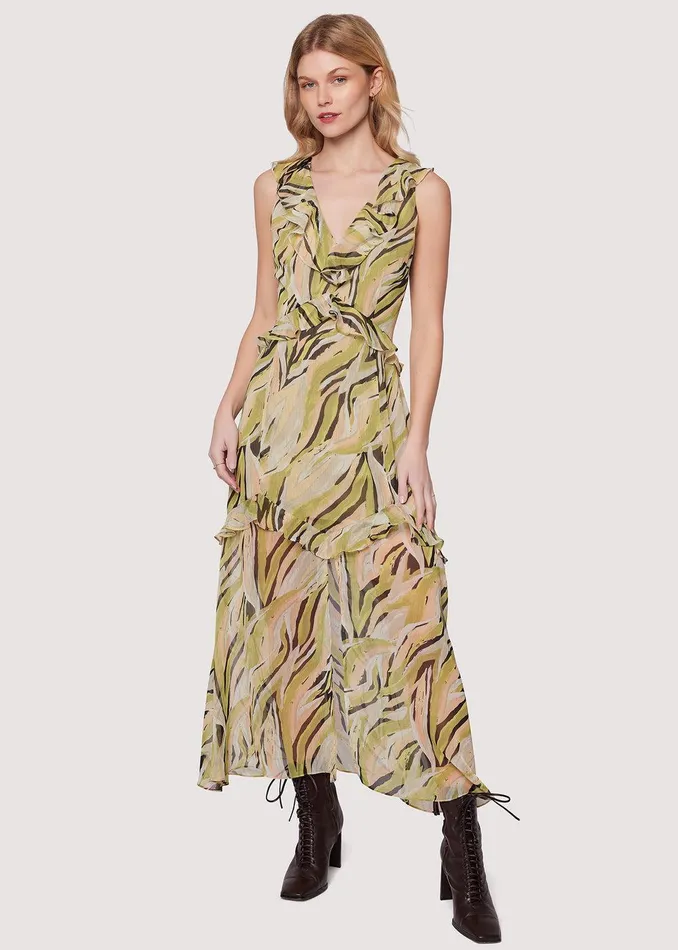 Arroyo Willow Maxi Dress Greenmulti Women Lost Wander Dresses