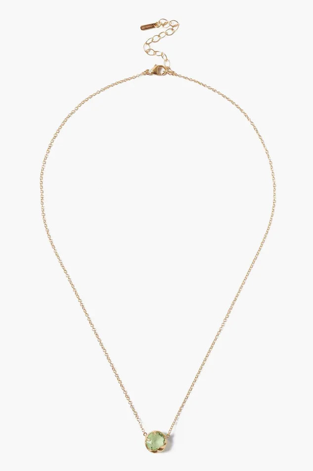 August Birthstone Necklace Peridot Crystal Women Chan Luu Necklaces