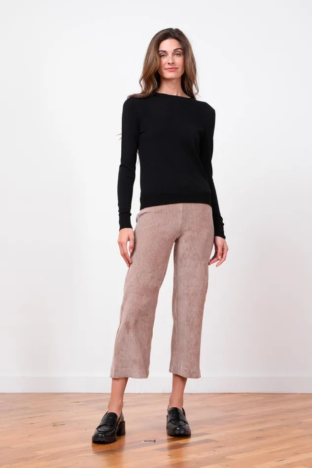 Avenue Montaigne ALEX Corduroy Cappuccino Women Pants