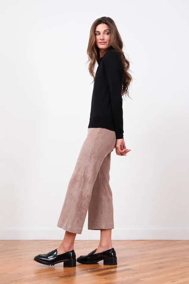 Avenue Montaigne ALEX Corduroy Cappuccino Women Pants Avenue Montaigne ALEX Corduroy Cappuccino Women Pants