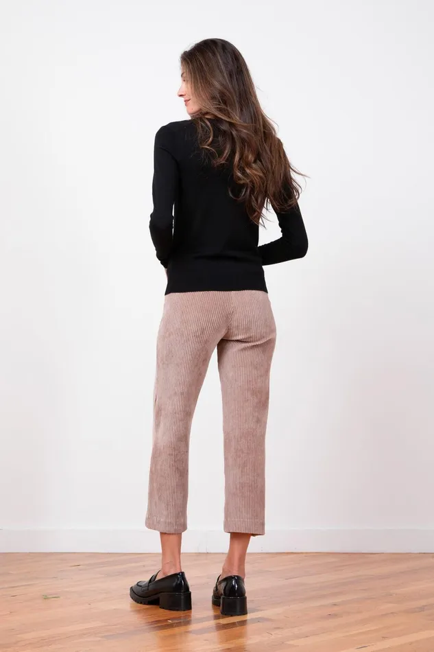 Avenue Montaigne ALEX Corduroy Cappuccino Women Pants Avenue Montaigne ALEX Corduroy Cappuccino Women Pants