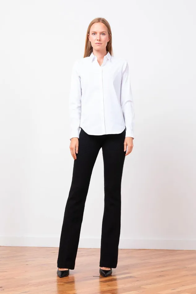 Avenue Montaigne BELLINI Boucle Black Women Pants