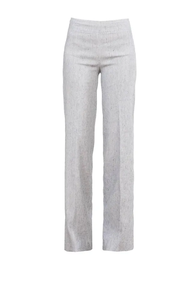 Avenue Montaigne FLAVIA Linen Stripes Hairline Women Pants Avenue Montaigne FLAVIA Linen Stripes Hairline Women Pants