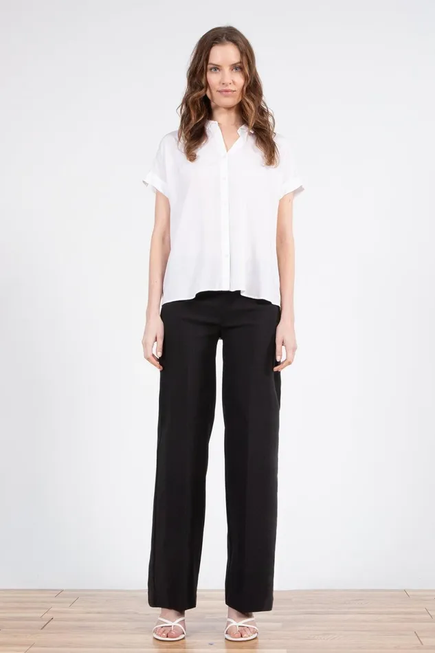 Avenue Montaigne FLAVIA Signature Black Women Pants