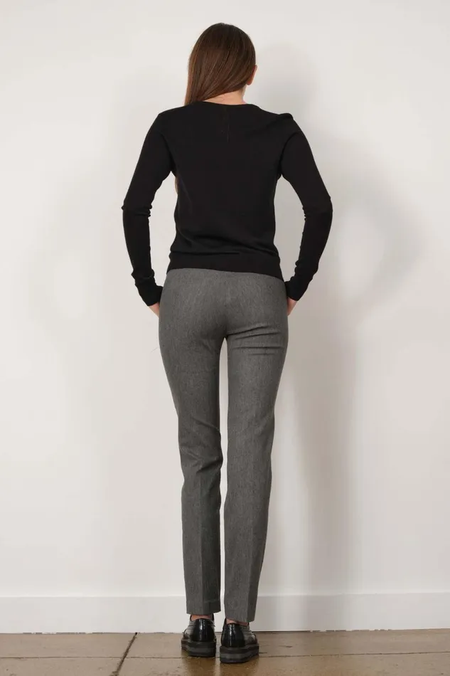 Avenue Montaigne LOUIS Flannel Grey Women Pants Avenue Montaigne LOUIS Flannel Grey Women Pants