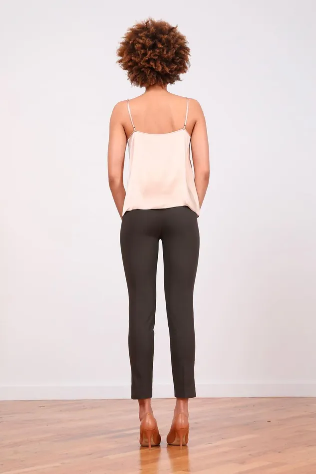 Avenue Montaigne PARS Signature Dark Green Women Pants Avenue Montaigne PARS Signature Dark Green Women Pants