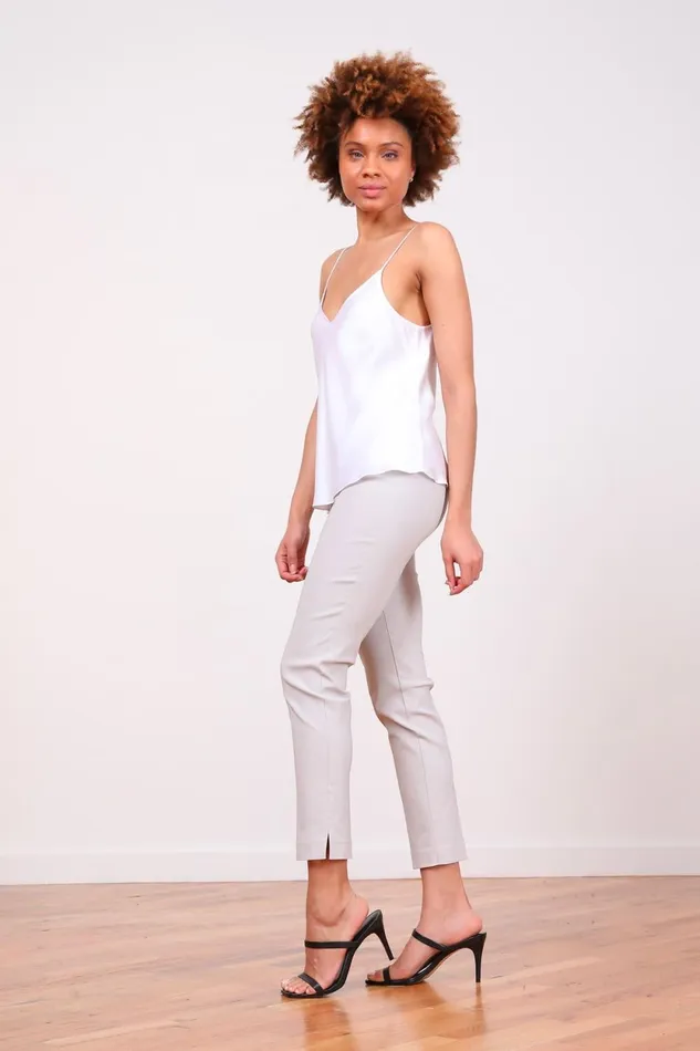 Avenue Montaigne PARS Signature Silver Women Pants Avenue Montaigne PARS Signature Silver Women Pants