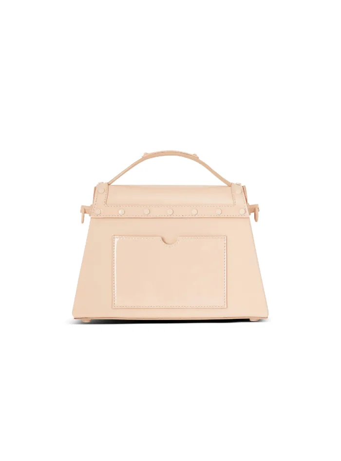 BBuzz Dynasty Patent Leather Bag Beige Women Balmain Handbags