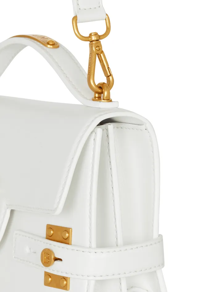 BBuzz Shoulder 24 Calfskin Bag White Women Balmain Handbags