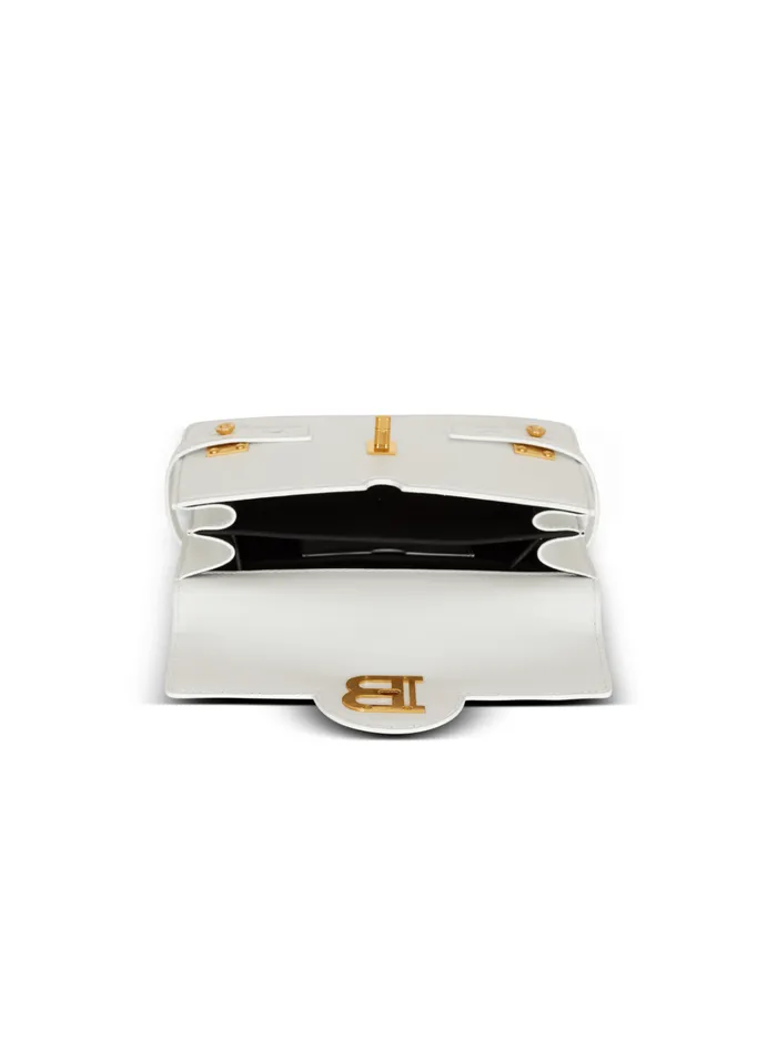 BBuzz Shoulder 24 Calfskin Bag White Women Balmain Handbags
