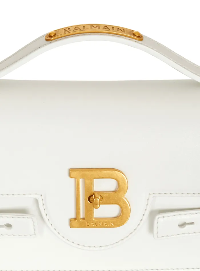BBuzz Shoulder 24 Calfskin Bag White Women Balmain Handbags