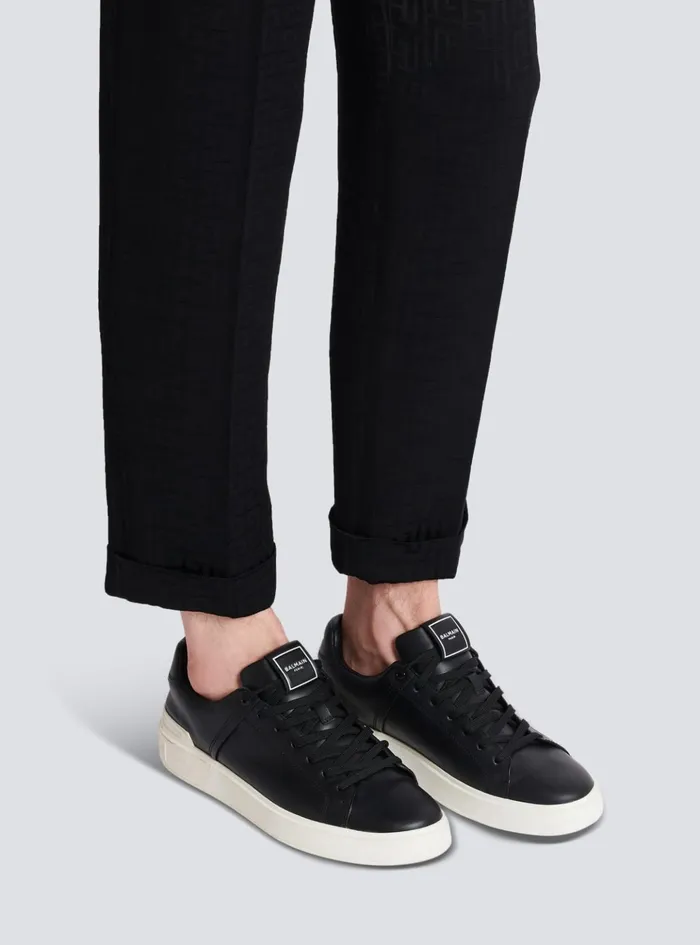 BCourt Trainers In Calfskin Multicolor Men Balmain Sneakers