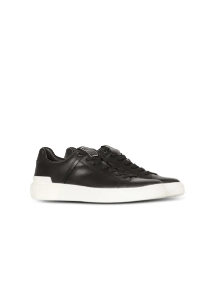 BCourt Trainers In Calfskin Multicolor Men Balmain Sneakers