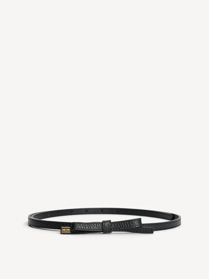 Belts Women By Malene Birger Booma Leather Belt Black