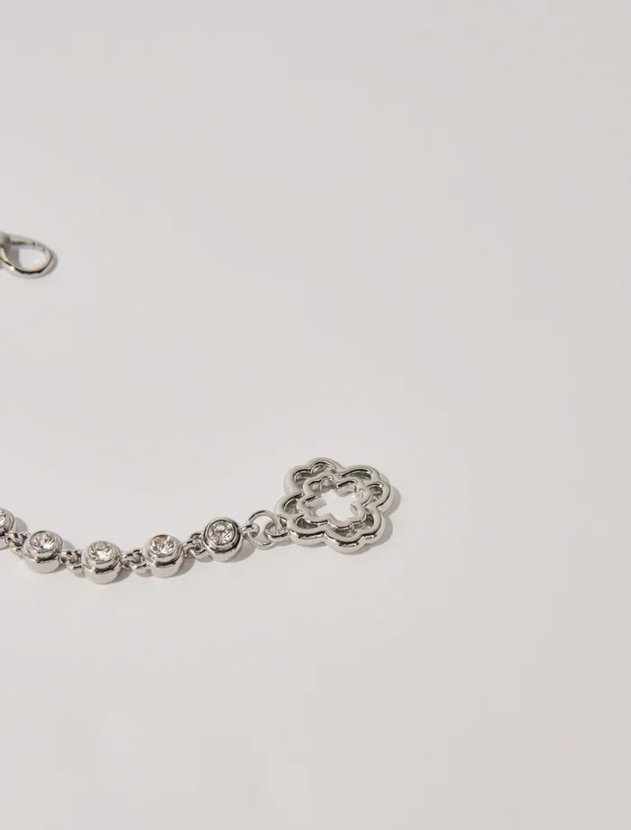 Belts Women Maje Chain And Rhinestone Belt Silver