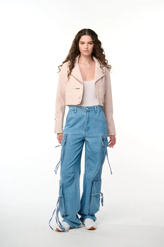 BLANK NYC Jackets Mauve Chalk Jacket 8211 Women
