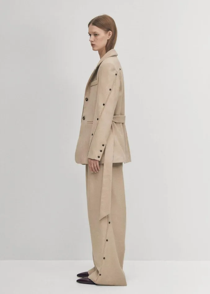 Blazers Vests Women ALOHAS Beth Beige Blazer