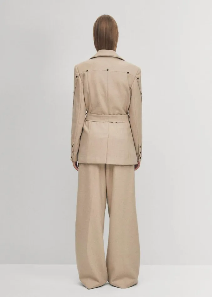 Blazers Vests Women ALOHAS Beth Beige Blazer