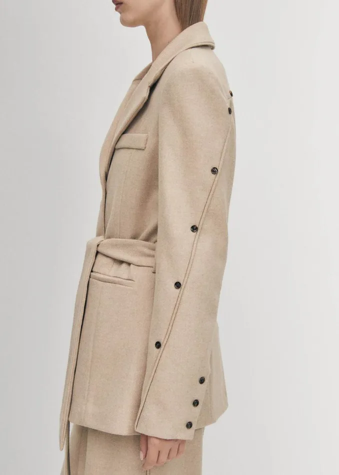Blazers Vests Women ALOHAS Beth Beige Blazer