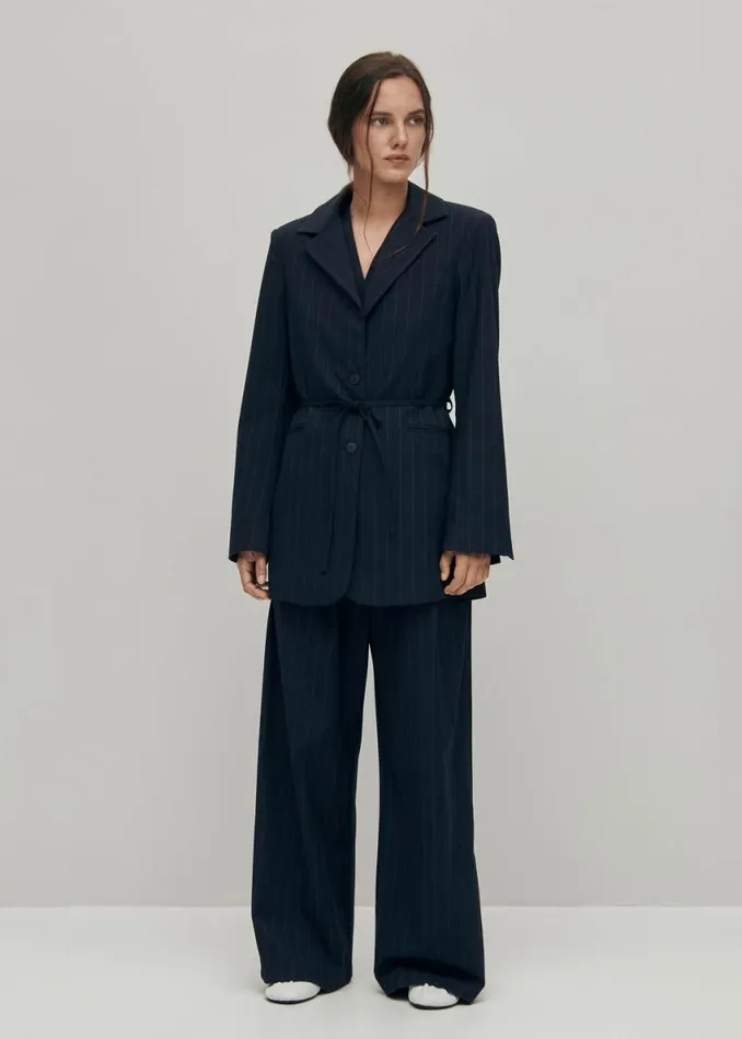 Blazers Vests Women ALOHAS Geri Navy Blazer