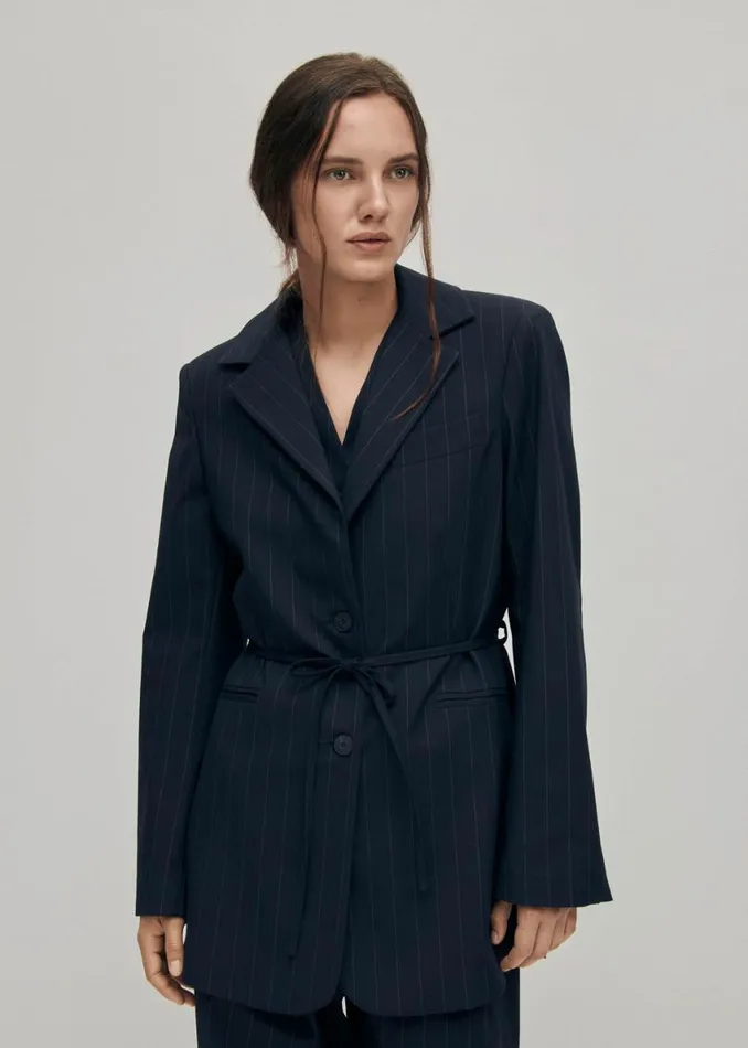 Blazers Vests Women ALOHAS Geri Navy Blazer