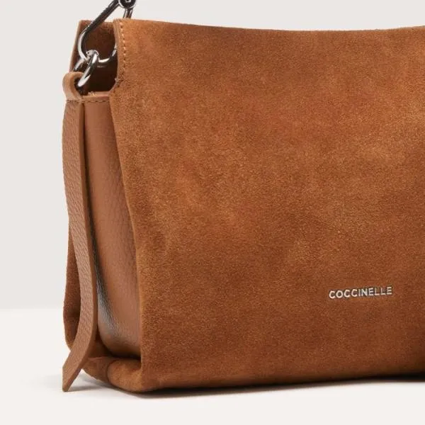 Boheme Suede Bimaterial Small Cuir Women Coccinelle Top Handle Bag Boheme Suede Bimaterial Small Cuir Women Coccinelle Top Handle Bag