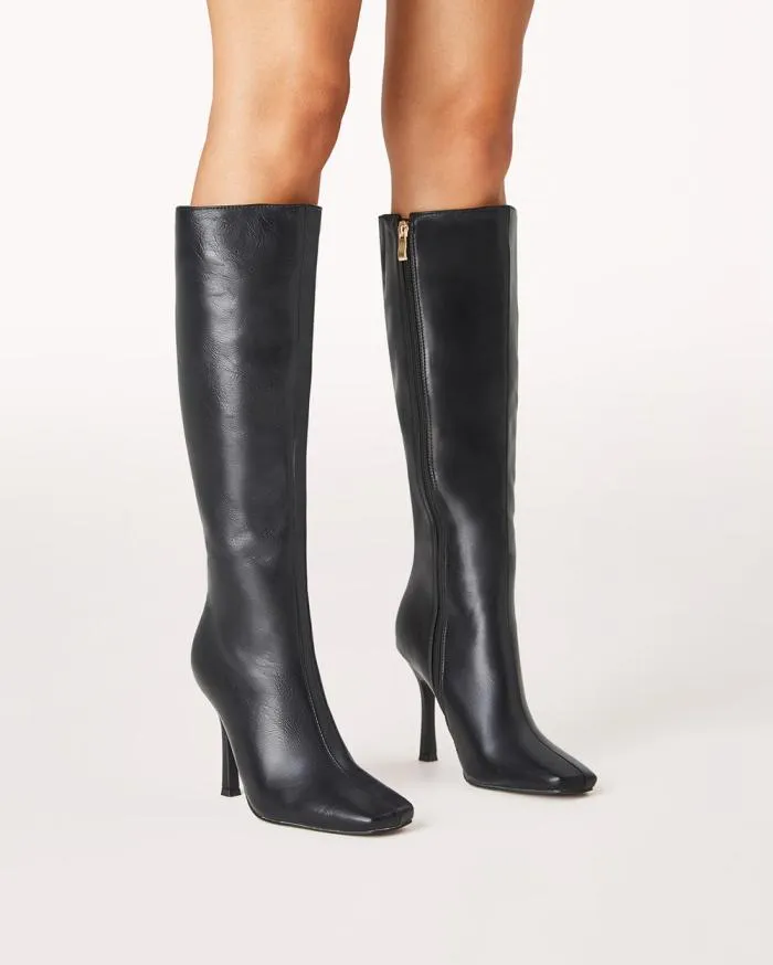 Boots Billini Knee High Boots LAINEY BLACK TEXTURE