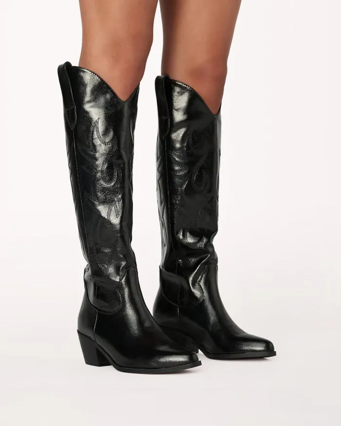 Boots Billini Knee High Boots URSON BLACK SHINE