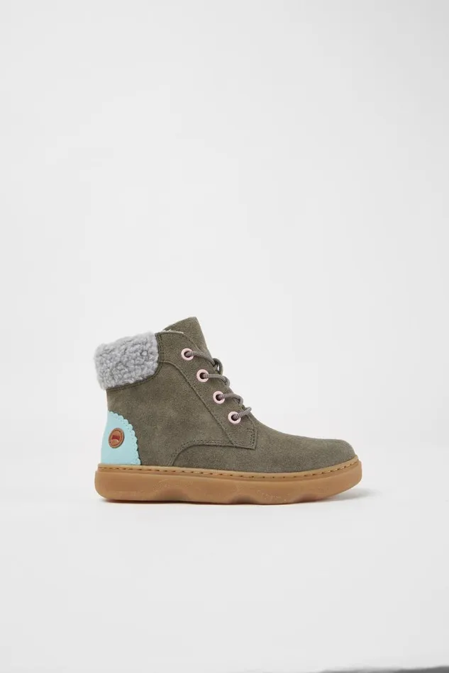 Boots Kids Camper Kiddo Dark Green Ankle Boots Boots Kids Camper Kiddo Dark Green Ankle Boots