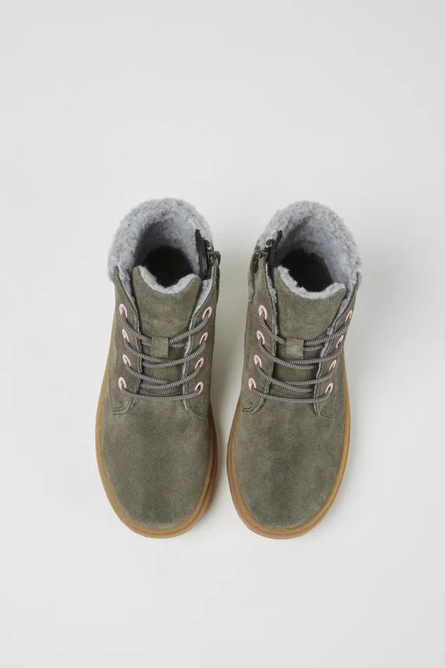 Boots Kids Camper Kiddo Dark Green Ankle Boots Boots Kids Camper Kiddo Dark Green Ankle Boots
