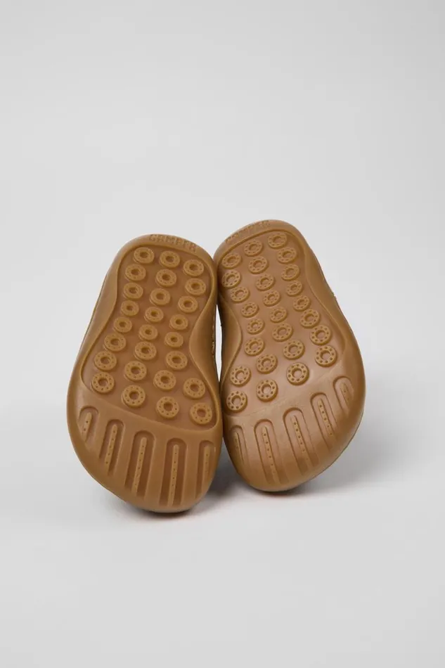 Boots Kids Camper Peu Brown Leather Boots Boots Kids Camper Peu Brown Leather Boots