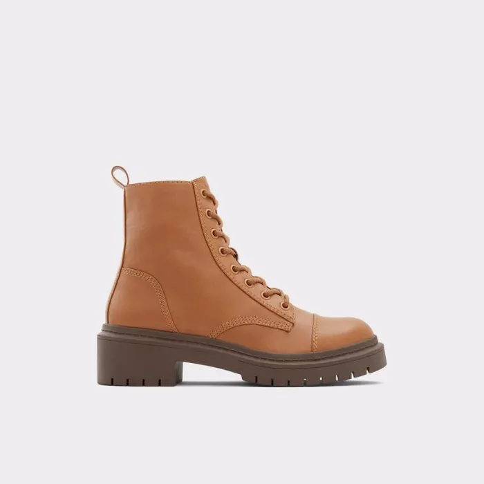 Boots Women ALDO Goer Combat Ankle Boot 8211 Brown