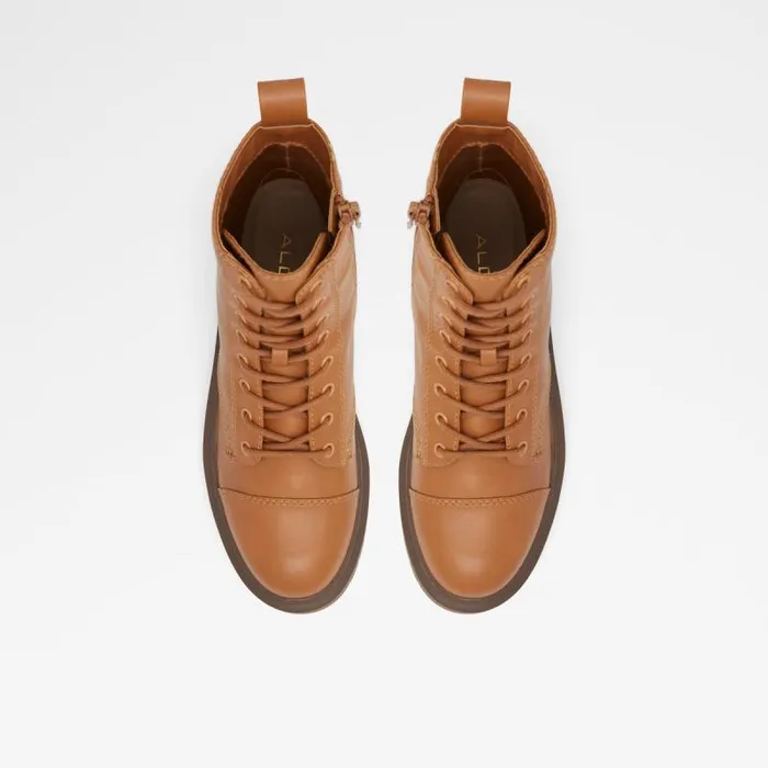 Boots Women ALDO Goer Combat Ankle Boot 8211 Brown