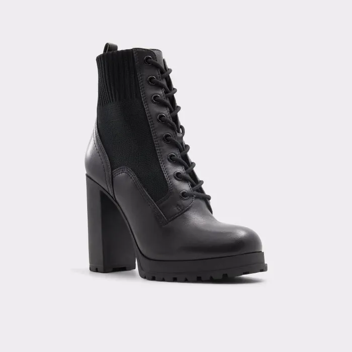 Boots Women ALDO Rebellious Combat Ankle Boot 8211 Black