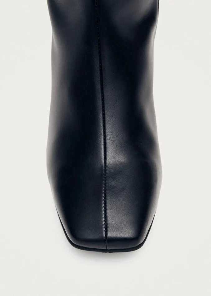 Boots Women ALOHAS Chalk Black Vegan Leather Boots