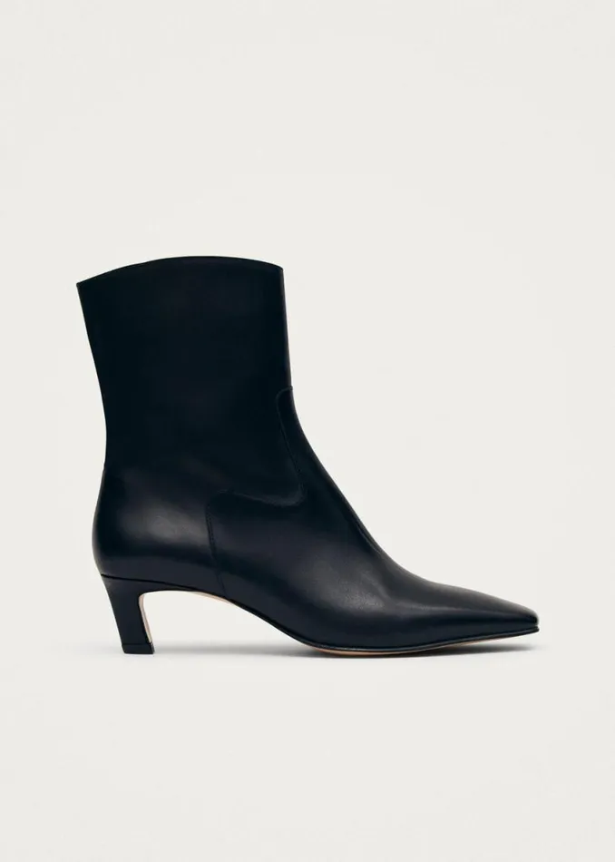 Boots Women ALOHAS Nash Black Leather Ankle Boots