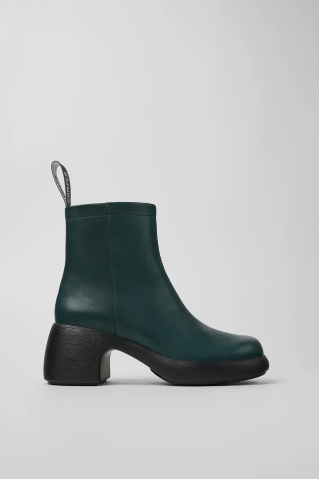 Boots Women Camper Thelma Green Leather Boots Boots Women Camper Thelma Green Leather Boots