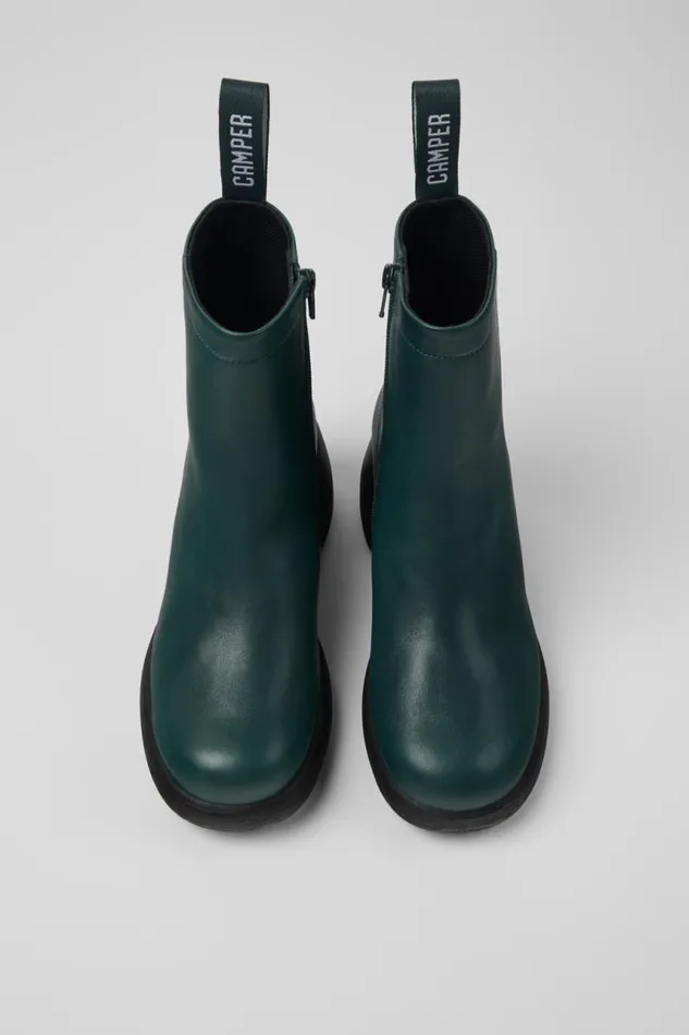 Boots Women Camper Thelma Green Leather Boots Boots Women Camper Thelma Green Leather Boots