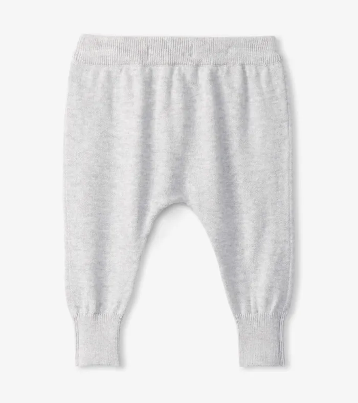 Bottoms Baby and Toddler Hatley Baby Grey Melange Pull On Sweater Pants