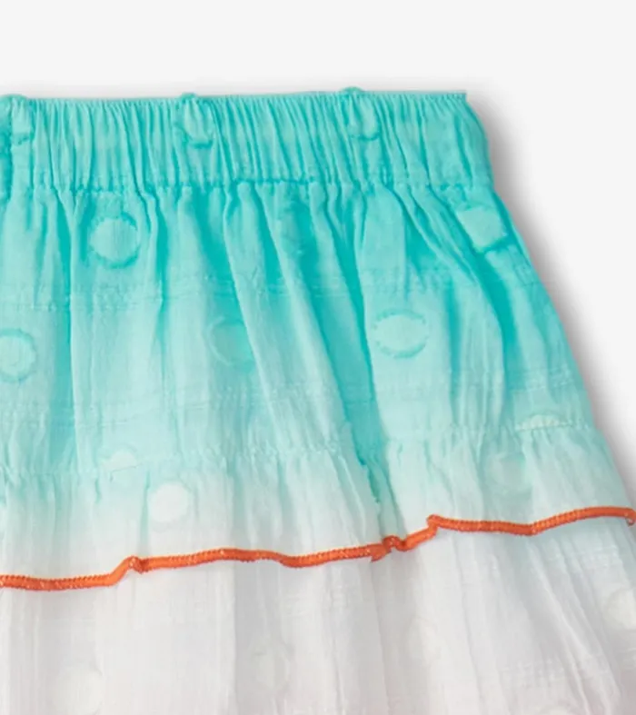 Bottoms Girls Hatley Girls Summer Waves Tiered Skirt